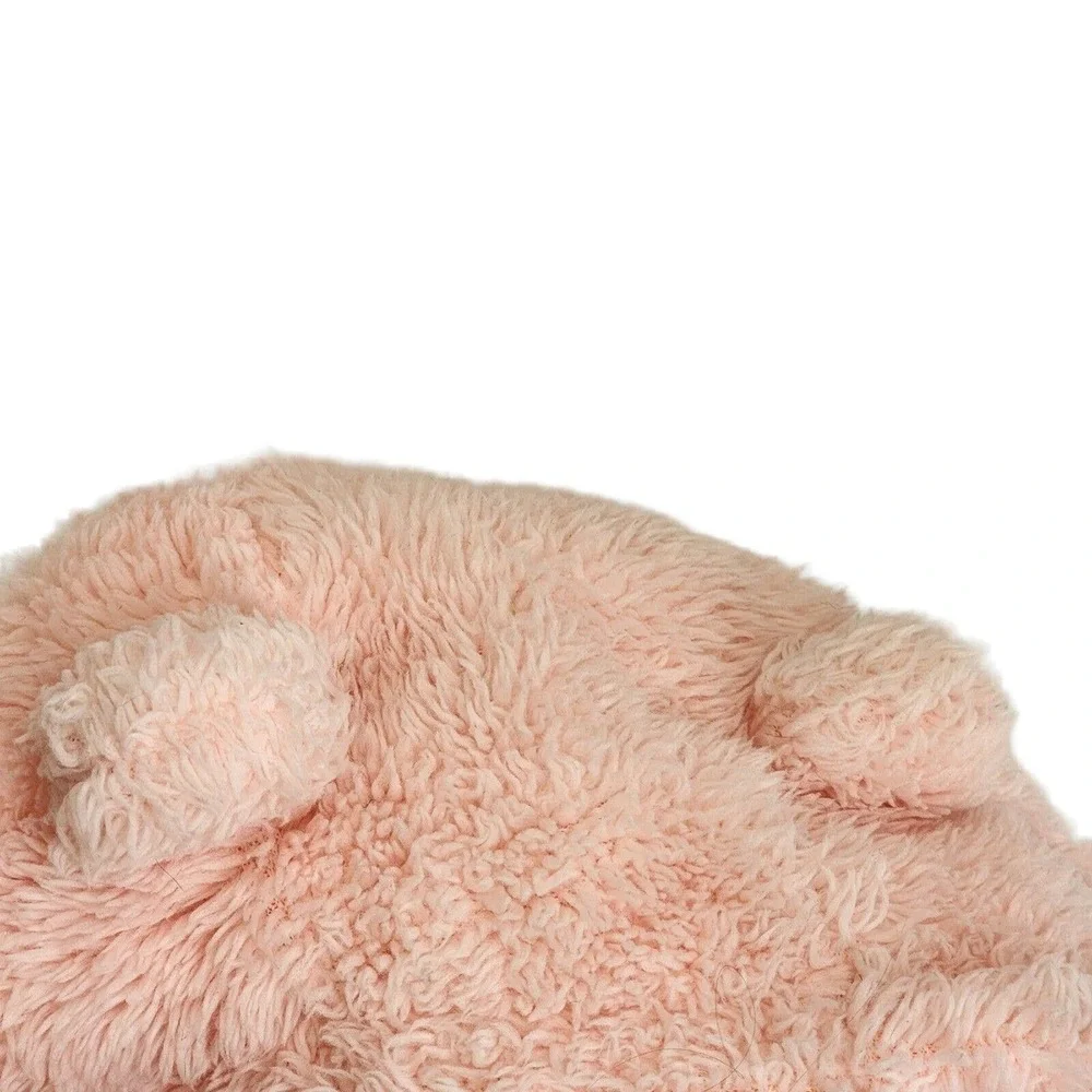 Carter's Baby 9M Clothing Outfit Girls Hooded Sherpa Bunting Pink Bear - Picture 3 of 14